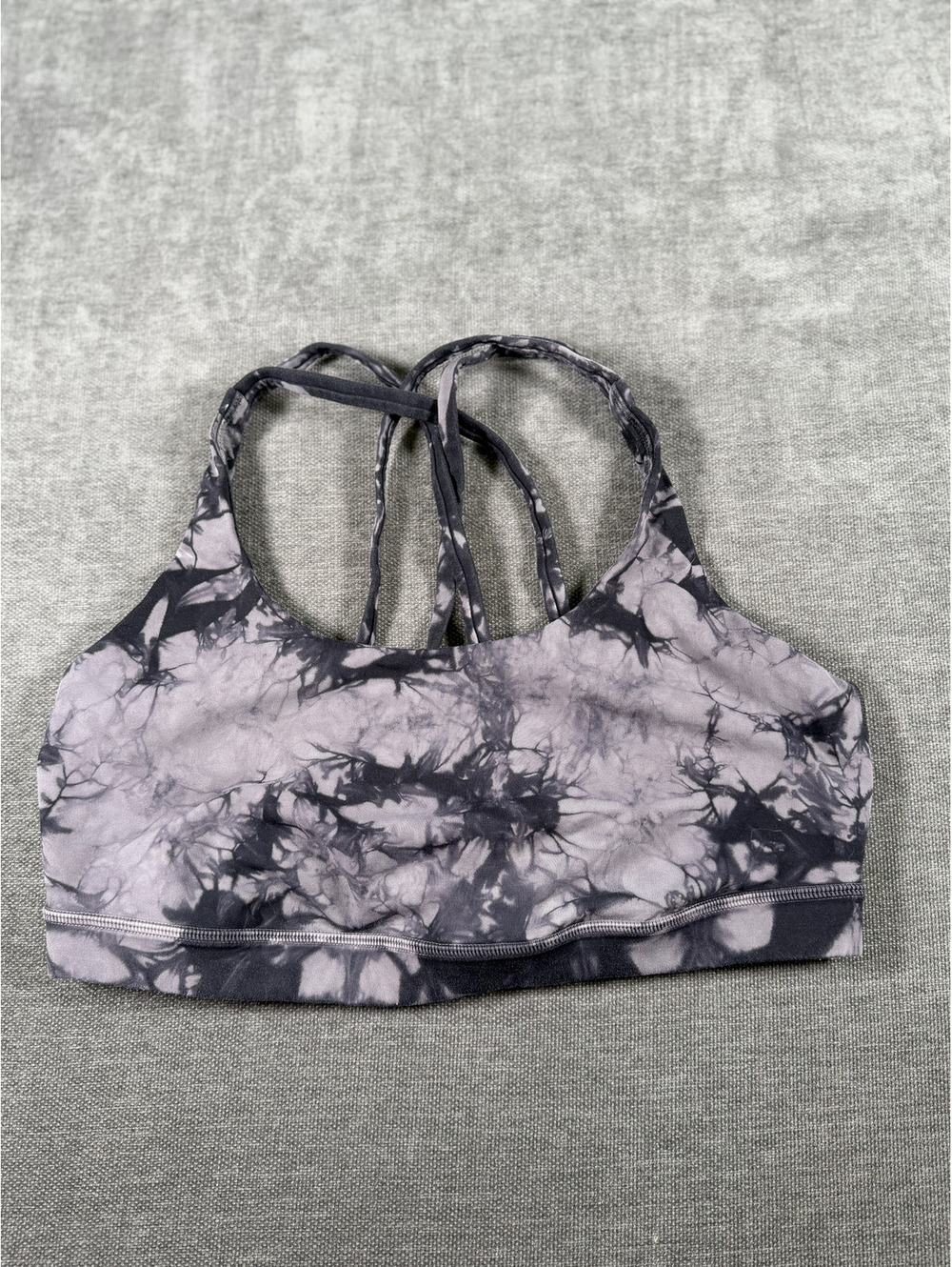 Lululemon Energy Bra Tie Dye Athletic Sports Bra, Size 12